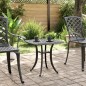 vidaXL Tavolo da Giardino Nero 53x53x53 cm in Alluminio Pressofuso vidaXL Tavolo da Giardino Nero 53x53x53 cm in Alluminio Pressofuso