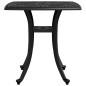 vidaXL Tavolo da Giardino Nero 53x53x53 cm in Alluminio Pressofuso vidaXL Tavolo da Giardino Nero 53x53x53 cm in Alluminio Pressofuso