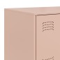 vidaXL Credenza Rosa 67x39x73 cm in Acciaio vidaXL Credenza Rosa 67x39x73 cm in Acciaio