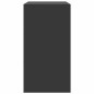 vidaXL Credenza Nera 67x39x73 cm in Acciaio vidaXL Credenza Nera 67x39x73 cm in Acciaio