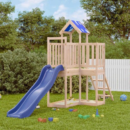 vidaXL Set da Gioco da Esterno in Legno Massello di Pino