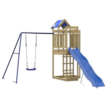 vidaXL Set da Gioco da Esterno in Legno di Pino Impregnato