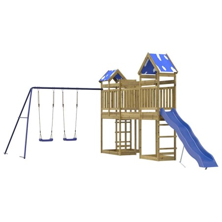vidaXL Set da Gioco da Esterno in Legno di Pino Impregnato