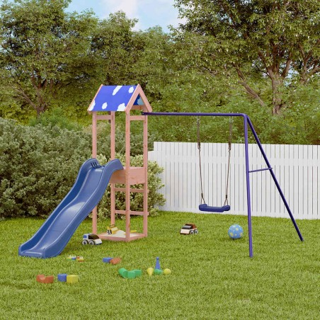 vidaXL Set da Gioco da Esterno in Legno Massello di Douglas
