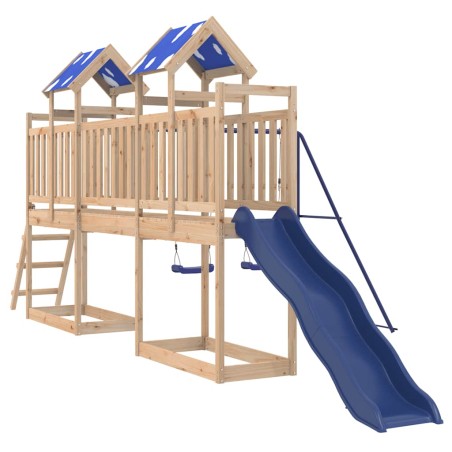vidaXL Set da Gioco da Esterno in Legno Massello di Pino
