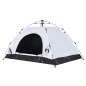 vidaXL Tenda 2 Persone Bianca in Tessuto Oscurante a Rilascio Rapido vidaXL Tenda 2 Persone Bianca in Tessuto Oscurante a Rilascio Rapido