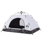 vidaXL Tenda 2 Persone Bianca in Tessuto Oscurante a Rilascio Rapido vidaXL Tenda 2 Persone Bianca in Tessuto Oscurante a Rilascio Rapido