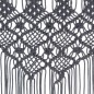 Tenda Macramè Antracite 140x240 cm in Cotone Tenda Macramè Antracite 140x240 cm in Cotone