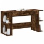 vidaXL Scrivania Rovere Fumo 140x50x75 cm in Legno Multistrato vidaXL Scrivania Rovere Fumo 140x50x75 cm in Legno Multistrato