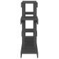 Supporto per Piante Grigio 104,5x25x77,5 cm in Massello di Pino Supporto per Piante Grigio 104,5x25x77,5 cm in Massello di Pino