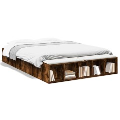 vidaXL Giroletto Rovere Fumo 150x200 cm in Legno Multistrato