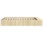 vidaXL Giroletto Rovere Sonoma 120x200 cm in Legno Multistrato vidaXL Giroletto Rovere Sonoma 120x200 cm in Legno Multistrato