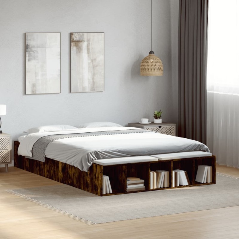vidaXL Giroletto Rovere Fumo 120x200 cm in Legno Multistrato vidaXL Giroletto Rovere Fumo 120x200 cm in Legno Multistrato