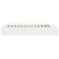 vidaXL Giroletto Bianco 140x190 cm in Legno Multistrato vidaXL Giroletto Bianco 140x190 cm in Legno Multistrato