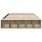 vidaXL Giroletto Rovere Sonoma 135x190 cm in Legno Multistrato vidaXL Giroletto Rovere Sonoma 135x190 cm in Legno Multistrato