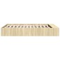 vidaXL Giroletto Rovere Sonoma 135x190 cm in Legno Multistrato vidaXL Giroletto Rovere Sonoma 135x190 cm in Legno Multistrato
