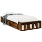 vidaXL Giroletto Rovere Fumo 90x200 cm in Legno Multistrato vidaXL Giroletto Rovere Fumo 90x200 cm in Legno Multistrato