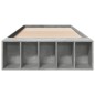 vidaXL Giroletto Grigio Cemento 100x200 cm in Legno Multistrato vidaXL Giroletto Grigio Cemento 100x200 cm in Legno Multistrato
