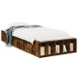 vidaXL Giroletto Rovere Fumo 90x190 cm in Legno Multistrato vidaXL Giroletto Rovere Fumo 90x190 cm in Legno Multistrato