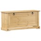 vidaXL Scarpiera Corona 99x32x47 cm in Legno Massello di Pino vidaXL Scarpiera Corona 99x32x47 cm in Legno Massello di Pino