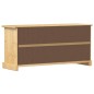 vidaXL Scarpiera Corona 99x32x47 cm in Legno Massello di Pino vidaXL Scarpiera Corona 99x32x47 cm in Legno Massello di Pino