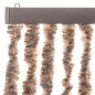 vidaXL Tenda Antimosche Beige e Marrone Scuro 118x220 cm in Ciniglia vidaXL Tenda Antimosche Beige e Marrone Scuro 118x220 cm in Ciniglia