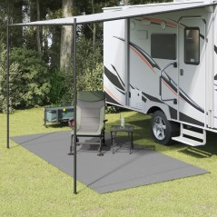 vidaXL Tappeto da Tenda Antracite 4x2 m