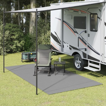 vidaXL Tappeto da Tenda Antracite 4x2 m