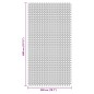 vidaXL Tappeto da Tenda Antracite 4x2 m