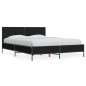 vidaXL Giroletto Nero 140x190 cm in Legno Multistrato e Metallo vidaXL Giroletto Nero 140x190 cm in Legno Multistrato e Metallo