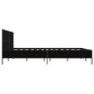 vidaXL Giroletto Nero 140x190 cm in Legno Multistrato e Metallo vidaXL Giroletto Nero 140x190 cm in Legno Multistrato e Metallo