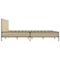 vidaXL Giroletto Rovere Sonoma 140x200 cm in Legno Multistrato Metallo vidaXL Giroletto Rovere Sonoma 140x200 cm in Legno Multistrato Metallo