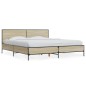 vidaXL Giroletto Rovere Sonoma 200x200 cm Legno Multistrato e Metallo vidaXL Giroletto Rovere Sonoma 200x200 cm Legno Multistrato e Metallo