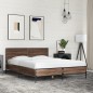 vidaXL Giroletto Rovere Marrone 120x190cm in Legno Multistrato Metallo vidaXL Giroletto Rovere Marrone 120x190cm in Legno Multistrato Metallo
