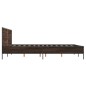vidaXL Giroletto Rovere Marrone 160x200cm in Legno Multistrato Metallo vidaXL Giroletto Rovere Marrone 160x200cm in Legno Multistrato Metallo