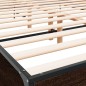 vidaXL Giroletto Rovere Marrone 160x200cm in Legno Multistrato Metallo vidaXL Giroletto Rovere Marrone 160x200cm in Legno Multistrato Metallo