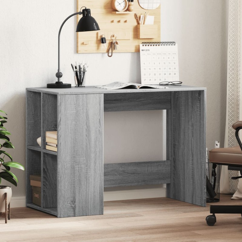 vidaXL Scrivania Grigio Sonoma 102x50x75 cm in Legno Multistrato vidaXL Scrivania Grigio Sonoma 102x50x75 cm in Legno Multistrato