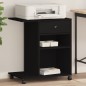 vidaXL Supporto per Stampante con Ruote Nero 60x40x68,5 cm vidaXL Supporto per Stampante con Ruote Nero 60x40x68,5 cm