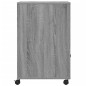 vidaXL Supporto per Stampante con Ruote Grigio Sonoma 60x48x74 cm vidaXL Supporto per Stampante con Ruote Grigio Sonoma 60x48x74 cm