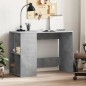 vidaXL Scrivania Grigio Cemento 102x50x75 cm in Legno Multistrato vidaXL Scrivania Grigio Cemento 102x50x75 cm in Legno Multistrato