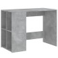 vidaXL Scrivania Grigio Cemento 102x50x75 cm in Legno Multistrato vidaXL Scrivania Grigio Cemento 102x50x75 cm in Legno Multistrato
