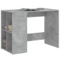 vidaXL Scrivania Grigio Cemento 102x50x75 cm in Legno Multistrato vidaXL Scrivania Grigio Cemento 102x50x75 cm in Legno Multistrato