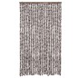 vidaXL Tenda Antimosche Marrone e Bianca 118x220 cm in Ciniglia