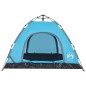 vidaXL Tenda da Campeggio 3 Persone Blu a Rilascio Rapido vidaXL Tenda da Campeggio 3 Persone Blu a Rilascio Rapido