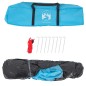 vidaXL Tenda da Campeggio 3 Persone Blu a Rilascio Rapido vidaXL Tenda da Campeggio 3 Persone Blu a Rilascio Rapido