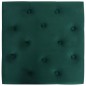 Sgabello Verde Scuro 60x60x36 cm in Velluto Sgabello Verde Scuro 60x60x36 cm in Velluto