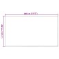 vidaXL Tappeto da Tenda Beige 400x800 cm HDPE