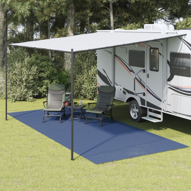 vidaXL Tappeto da Tenda Blu 6x2,5 m