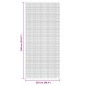vidaXL Tappeto da Tenda Antracite 5,5x2,5 m