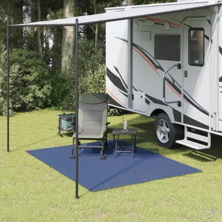 vidaXL Tappeto da Tenda Blu 2,5x2 m